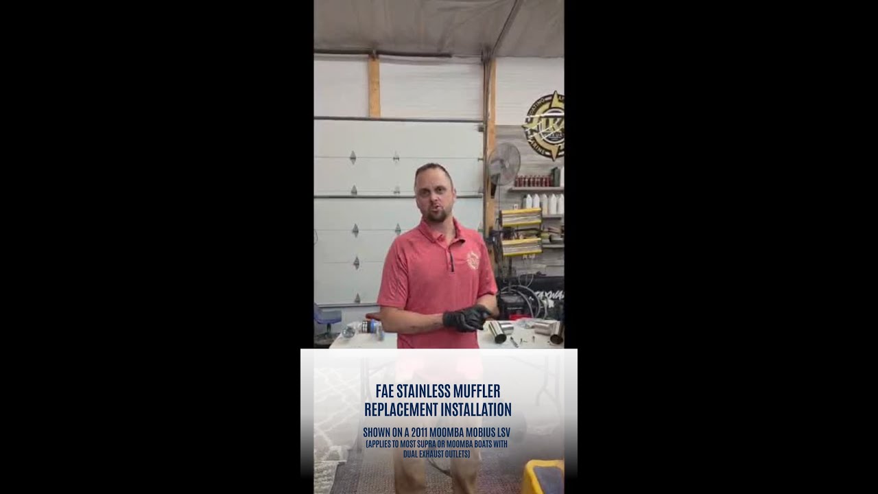 Stainless muffler replacement/delete by Fresh Air Exhaust