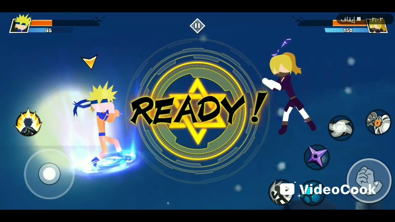 اللعبة الأسطورية✨ : Stickman shinobi