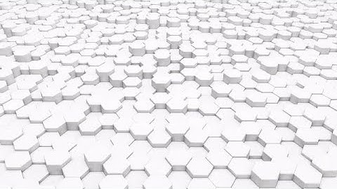 White Hexagon Background Loop Stock Motion Graphics
