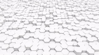 White Hexagon Background Loop Stock Motion Graphics