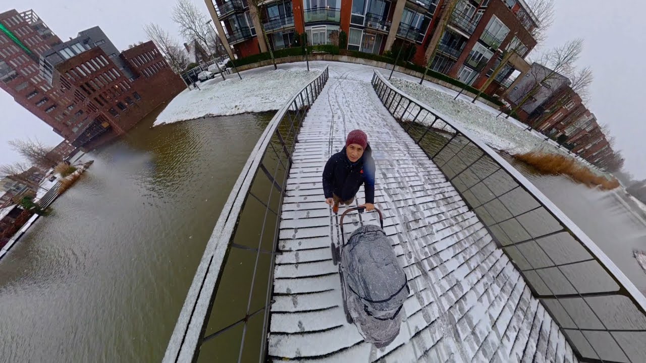 A Snowy Stroll with Liam | Nieuw-Vennep in Winter ❄️☃️🎿🌨