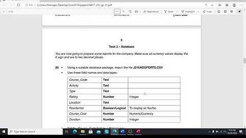 IGCSE ICT  May/June 2016  PAPER 2