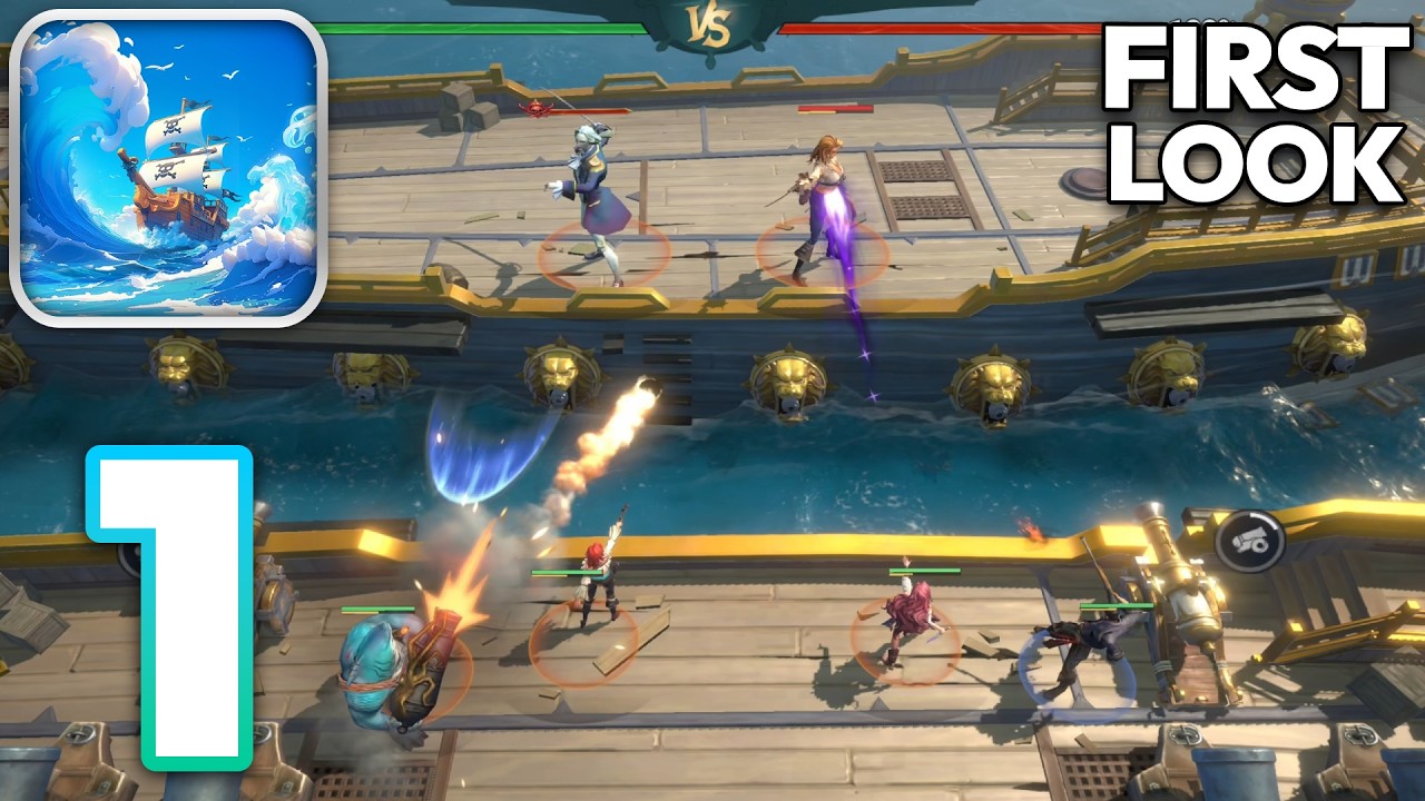 Reign of Pirates - Walkthrough Gameplay Part 1 - Tutorial (Android)