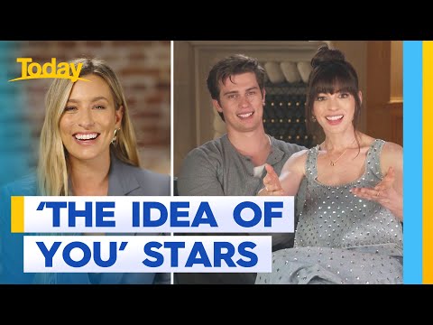 Anne Hathaway and Nicholas Galitzine chat about new film The Idea of You 