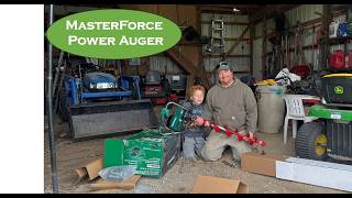 Setting Up My New Power Auger for Tree Planting! (6” Auger Install)