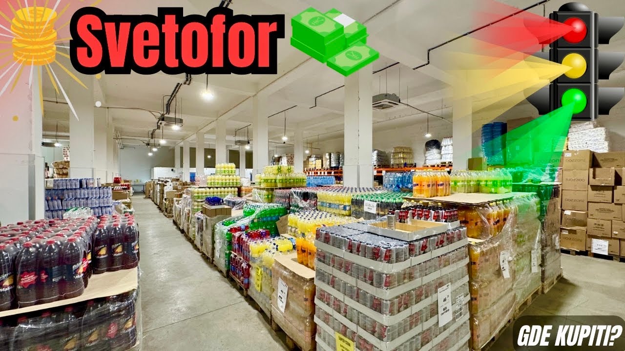 Novi SVETOFOR BEOGRAD - Niske cene i Novi proizvodi, obilazak i razgledanje, uredna radnja #beograd