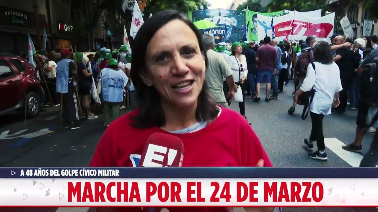 REEL MARACHA POR EL 24 DE MARZO #