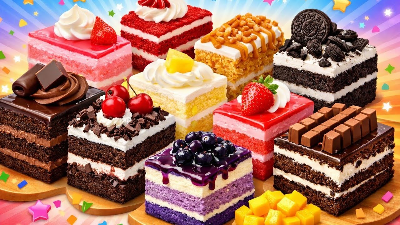 10 Delicious Pastries Names for Kids | Pastry Names in English | Kids Learning Video