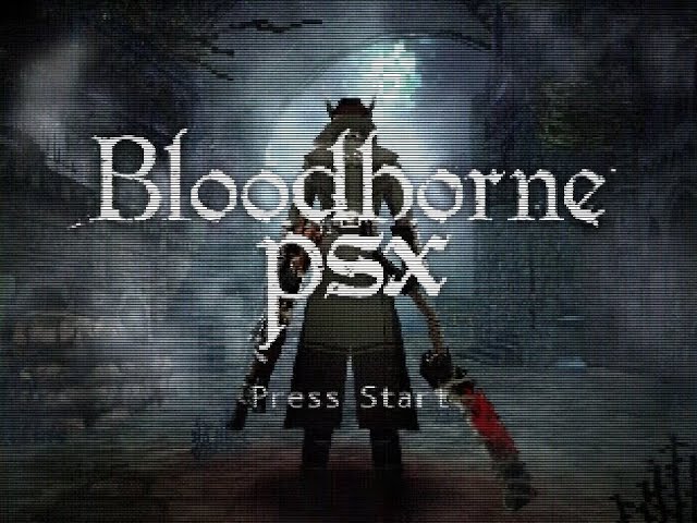 Bloodborne PSX demake PC Gameplay with PS1 Graphics