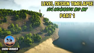 New Snowrunner Mod Map - Fraser Island Level Design Timelapse