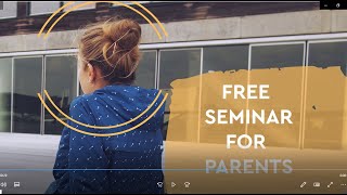 PARENTING FOR MENTAL HEALTH & HOLISTIC GROWTH Q&A SEMINARS IN JANUARY - TEASER VIDEO