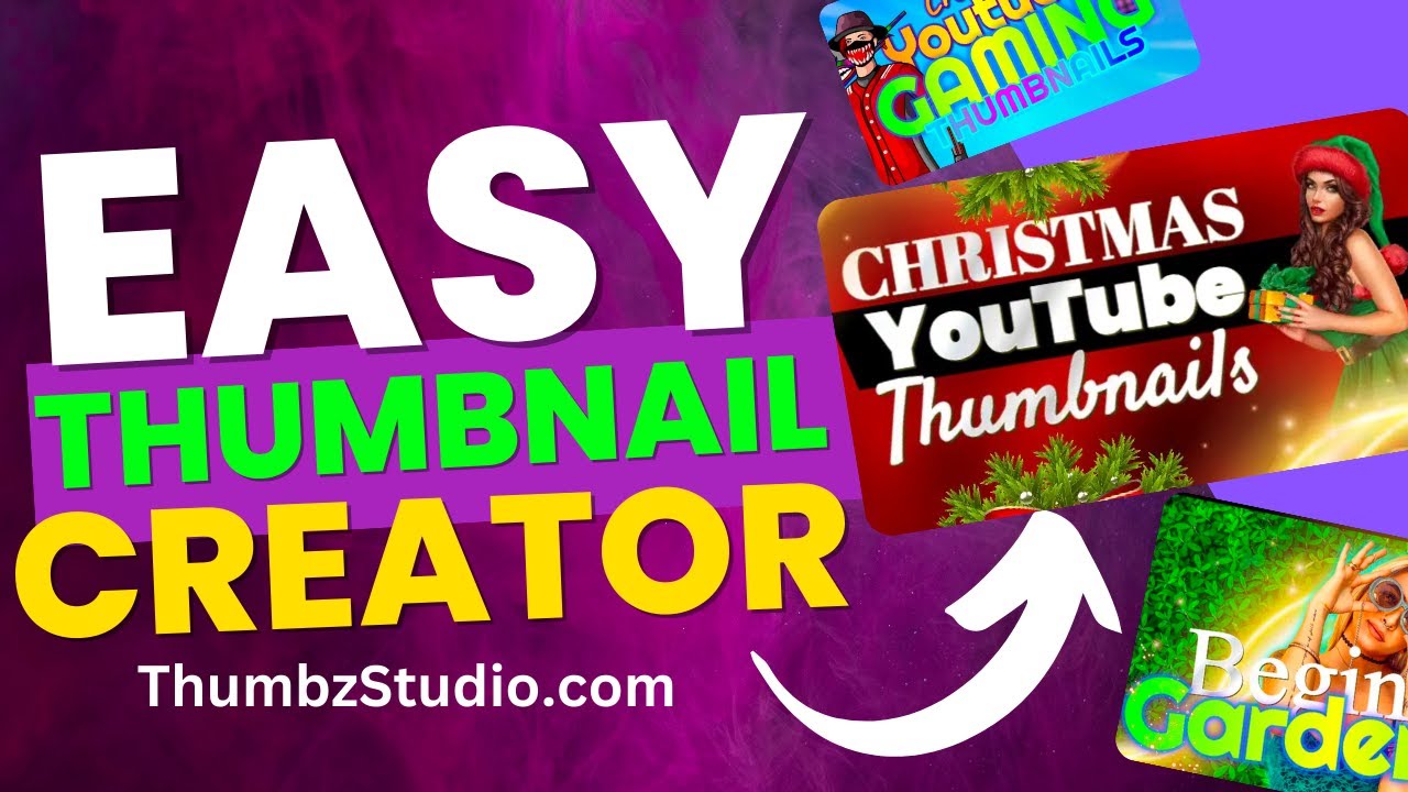 Easy Christmas YouTube Thumbnail Creator Tool for YouTube Thumbnails