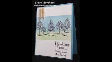 Masking Technique with the Lovely As A Tree Stampin