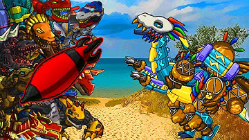 Lightning Parasau Shaman - Lv 76 - Dino Robot Battle Arena