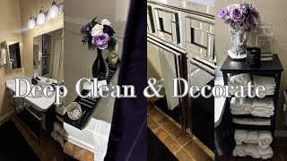 Creating a Spa Bathroom at Home 💜 | Reset + Luxury Decor | Spring Bathroom Reset Becoming Her 