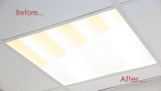 Sedna® Lighting Retrofit Troffer Kit - Upgrade To Energy Efficient LED In Just 5 Minutes