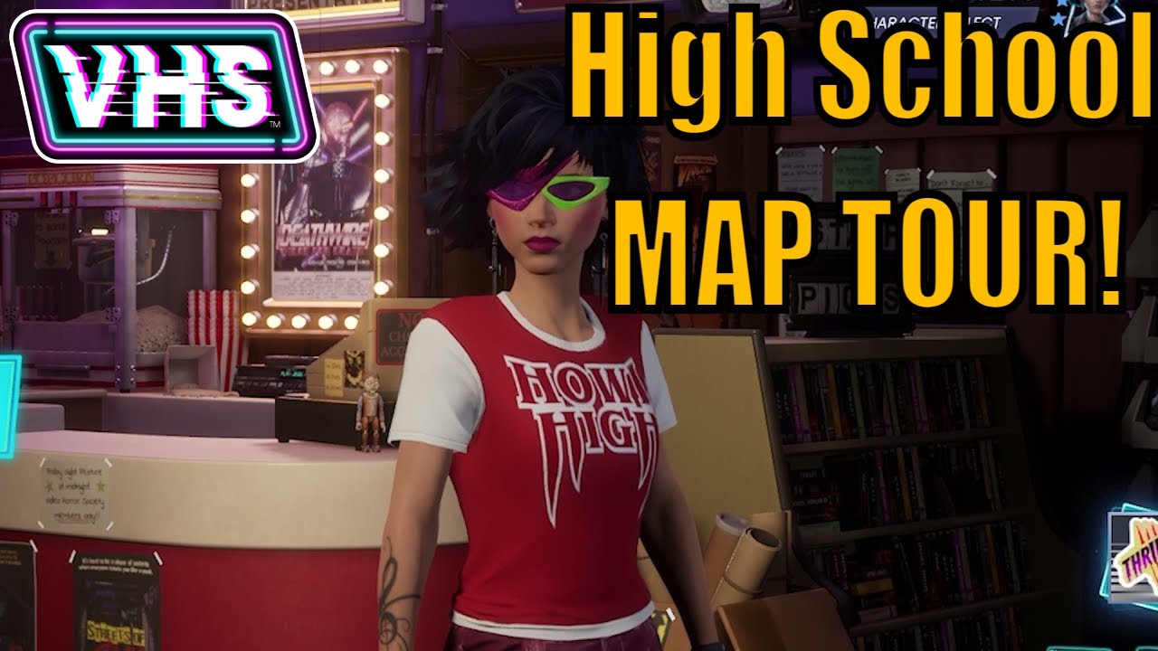 VHS Tour of the Highschool Map VHS game closed beta! YouTube