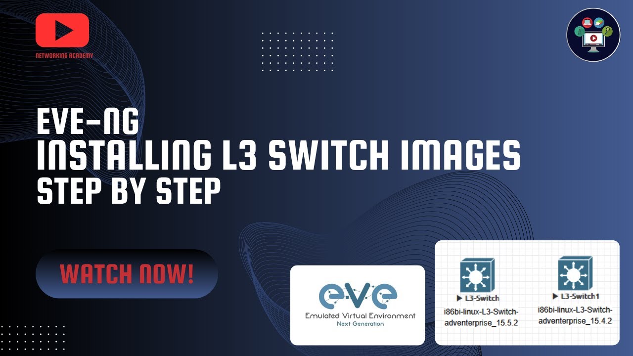Installing Cisco L3 Switch IOS Images in EVE-NG | Step-by-Step Tutorial | i86bi & L3-ADVENTERPRISE