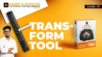 How to use the Free Transform Tool in Adobe Illustrator | Tutorial in Hindi/Urdu