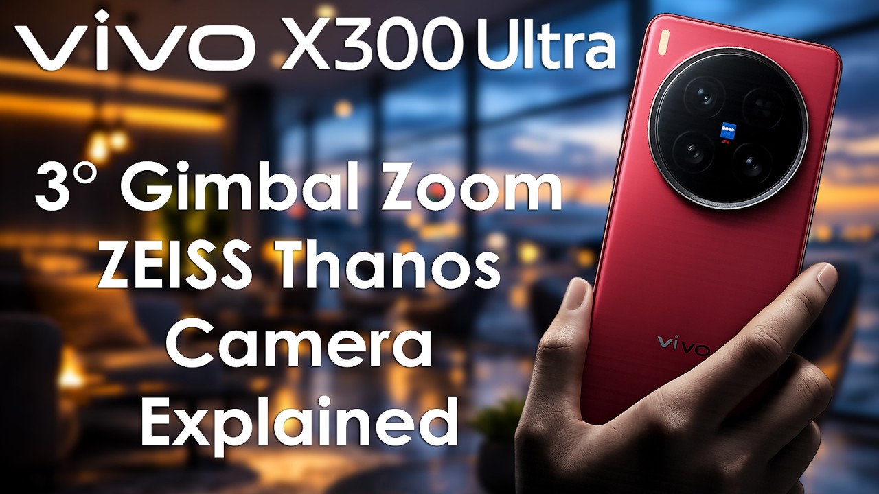 Vivo X300 Ultra's 3° Gimbal Zoom & 5th-generation ZEISS Thanos Camera  Explained