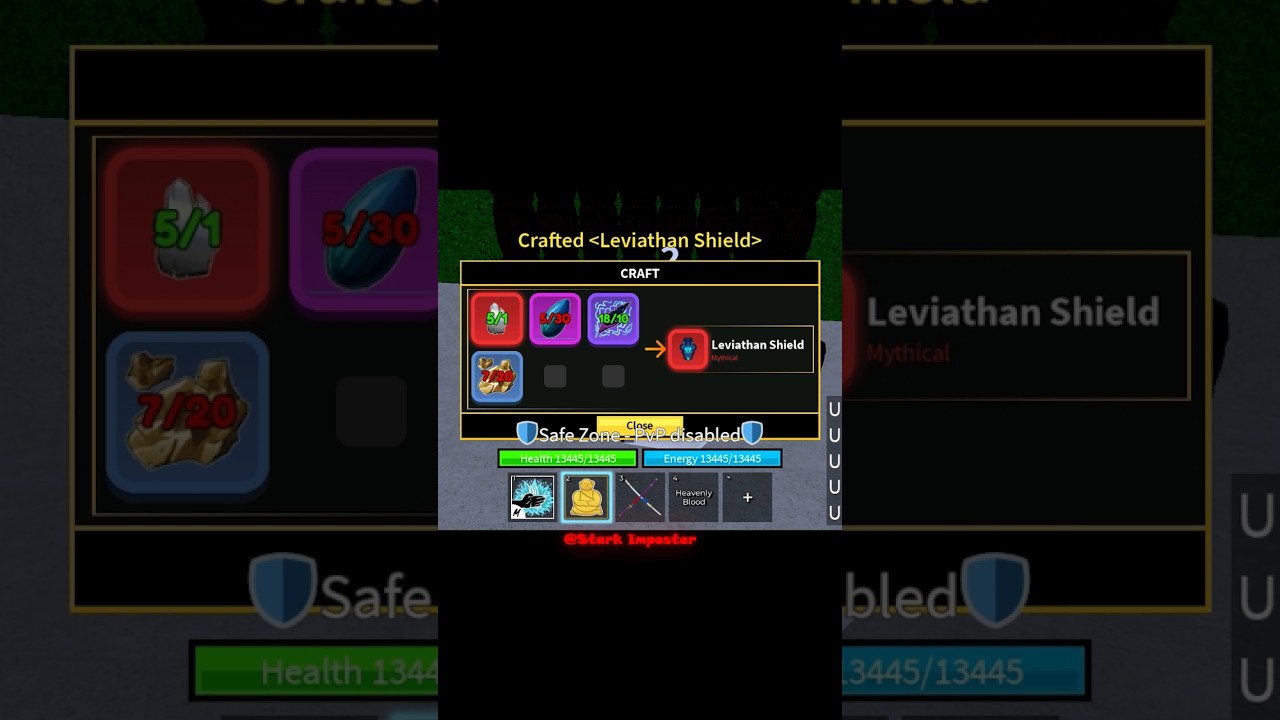 ✅How to Craft Leviathan Shield & Beast Hunting Boat in Blox Fruits 