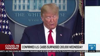 White House projects over 100,000 coronavirus deaths