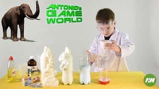 Elephant Toothpaste Experiment For Kids With Hydrogen Peroxide And Baking Yeast