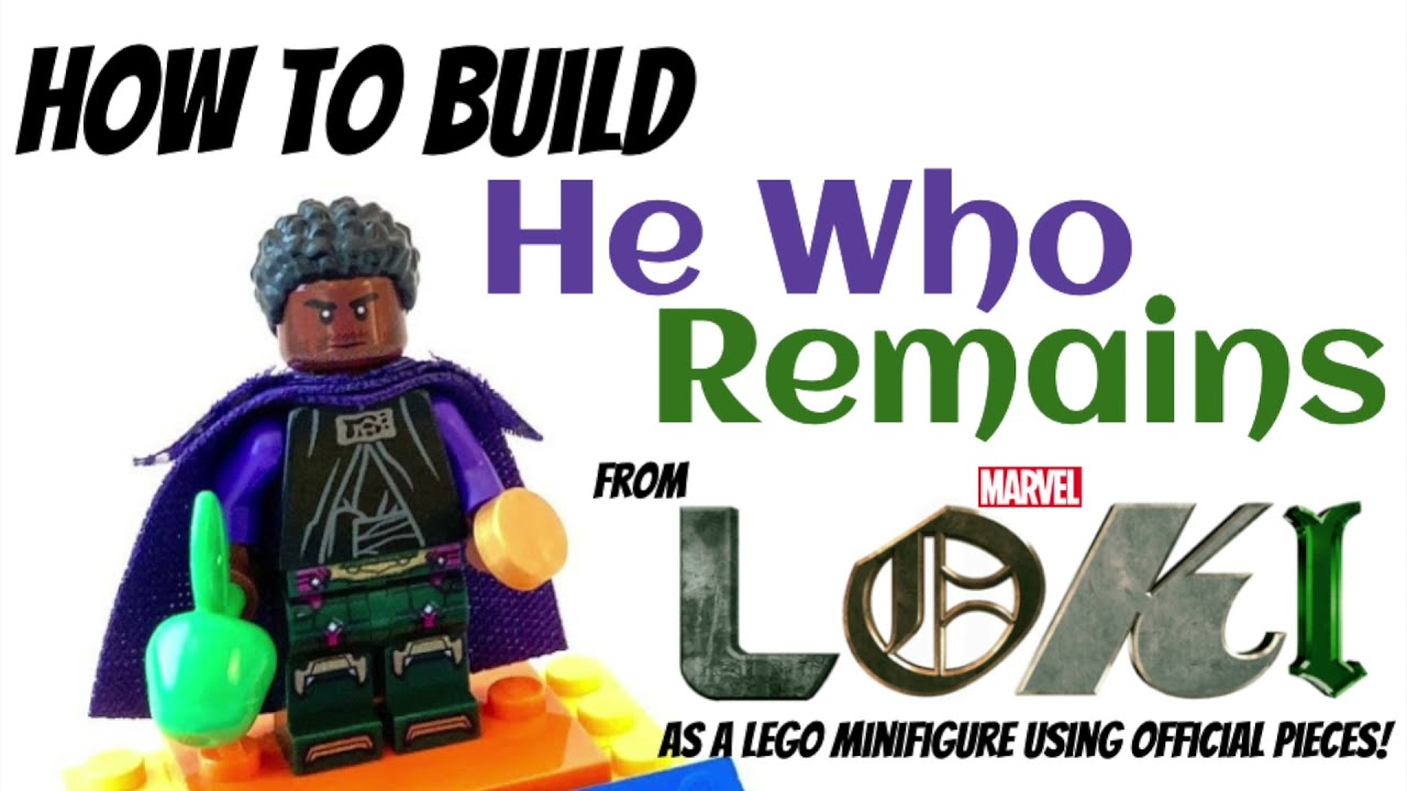 How to Build He Who Remains(Kang) from Loki Episode 6 as a LEGO Minifigure!