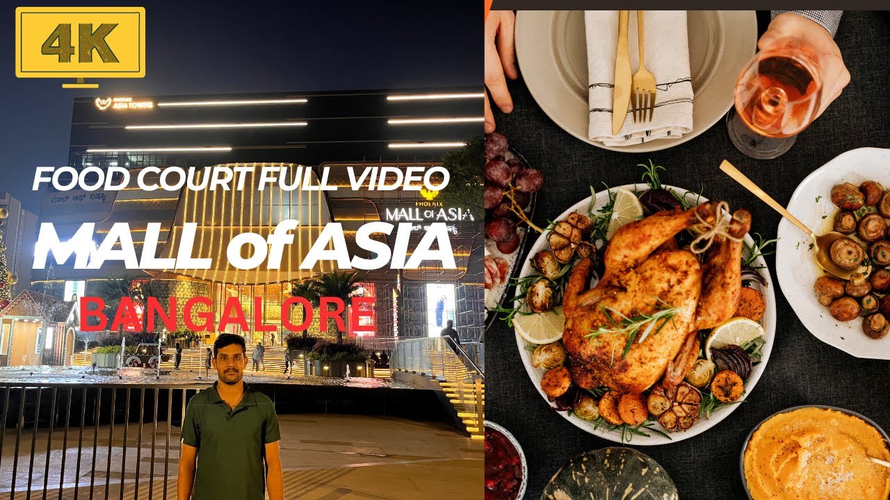 MALL of ASIA Bangalore Exclusive Tour in 4K Largest Premium Mall of