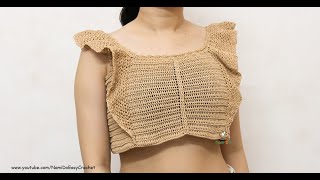 Easy Crochet for Summer: Crochet Crop Top #36 + Crochet Dress #11 (part 1)