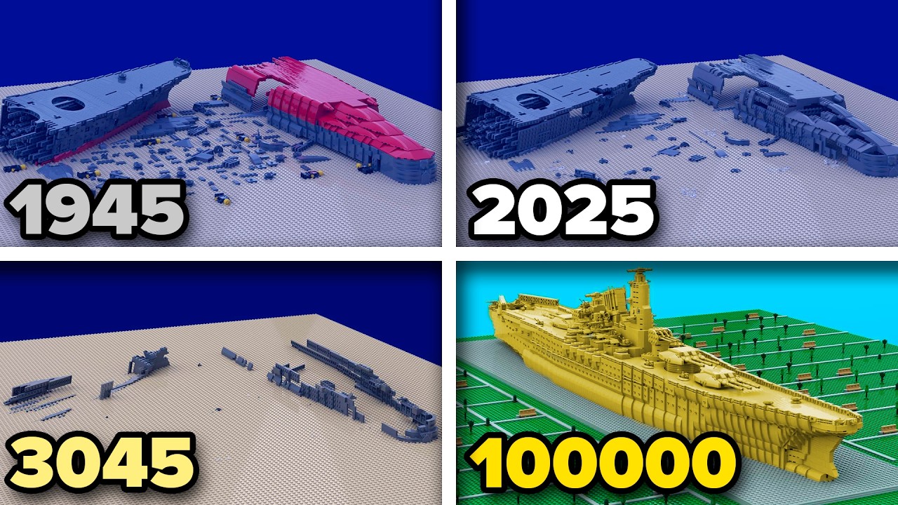 LEGO Yamato Wreck For 100,000 Years