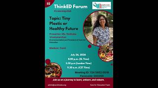 Session 15: Tiny Plastic or Healthy Future?