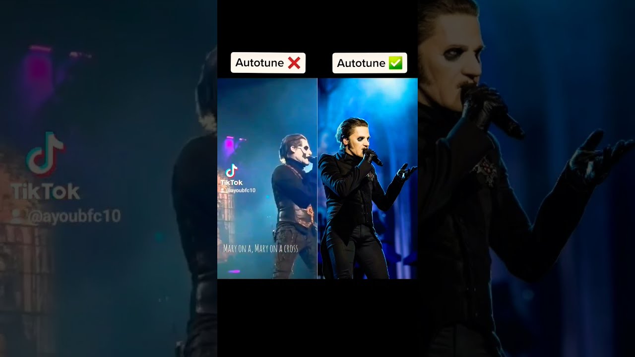 Mary On A Cross Autotune Vs No Viral Shorts