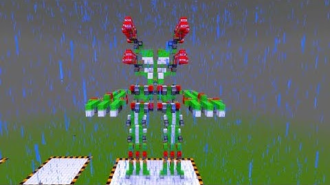 Minecraft-  Redstone slime robots