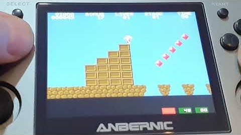 The Great Gianna Sisters Amiga 500 on AMBERNIC RG350M uae4all Amiga emulator