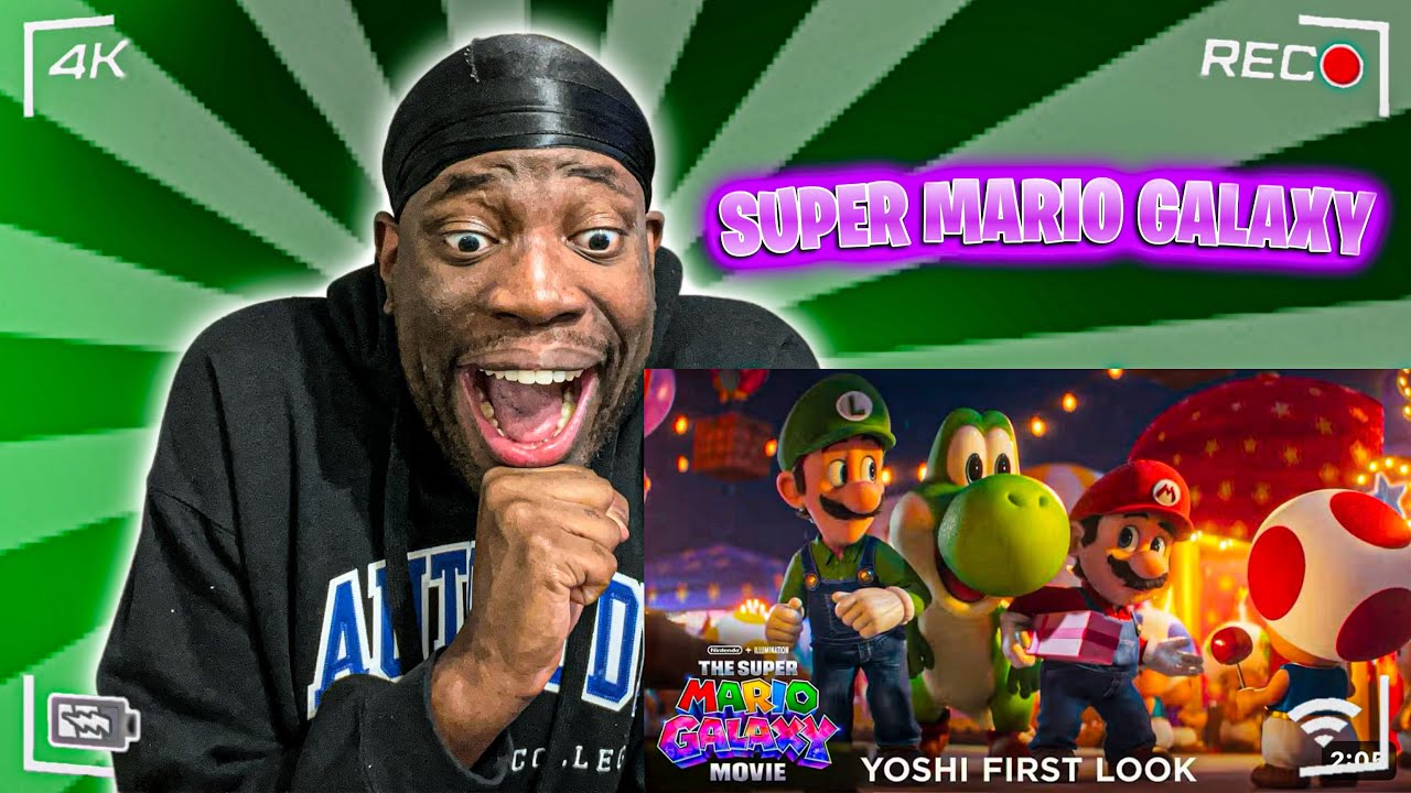 The Super Mario Galaxy Movie | Yoshi First Look (REACTION)