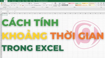 Cách tính khoảng thời gian trong Excel