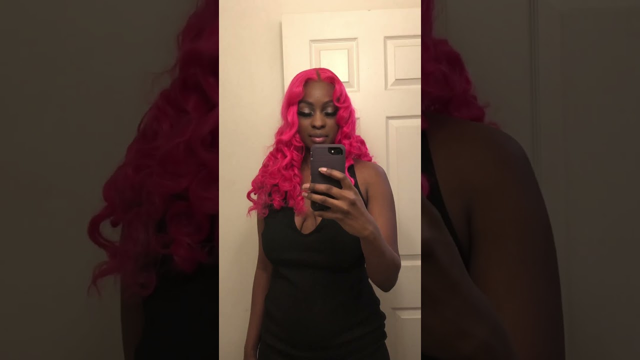 It’s nothing like pink hair in public (video linked) 