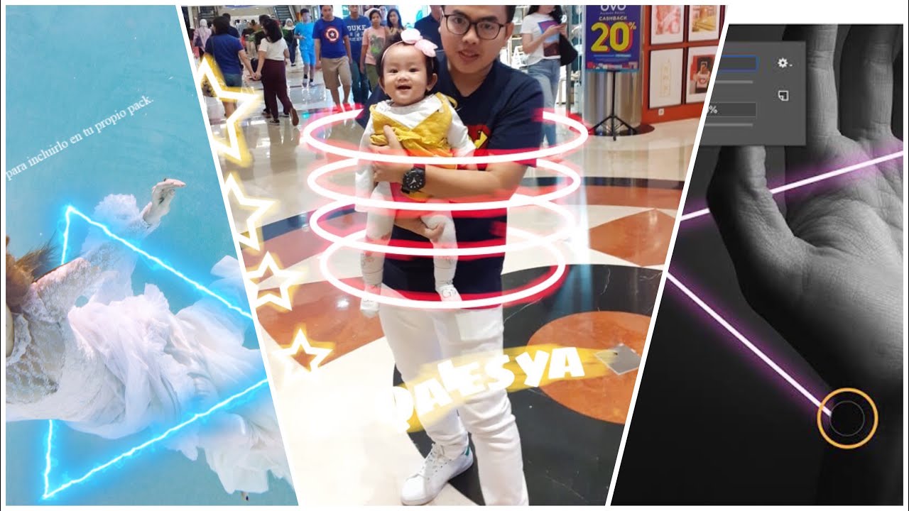 Membuat efek glow di foto - YouTube