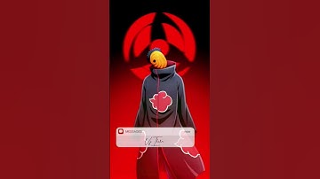 TOBI SMS TONE.                                             #uchihaobito #tobi #smsringtone