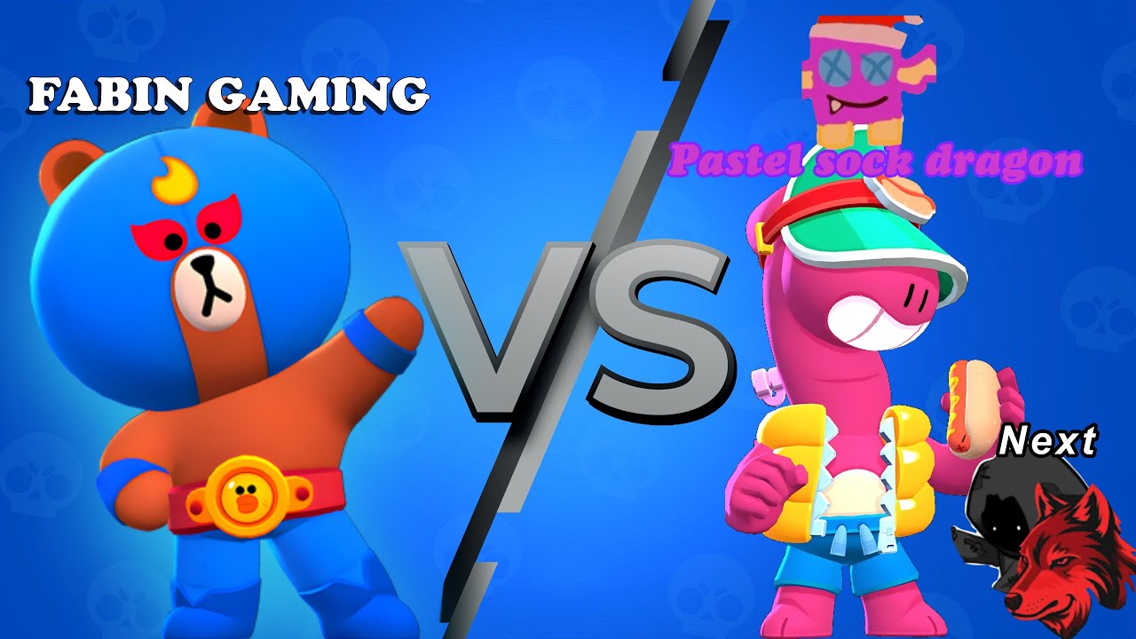 Brawl stars 1v1 ft: Pastel Sock Dragon, Reaper_YT, someone random, and CoyoteBS