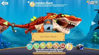 Atomic Shark & Zombie Shark Unlocked - Hungry Shark World