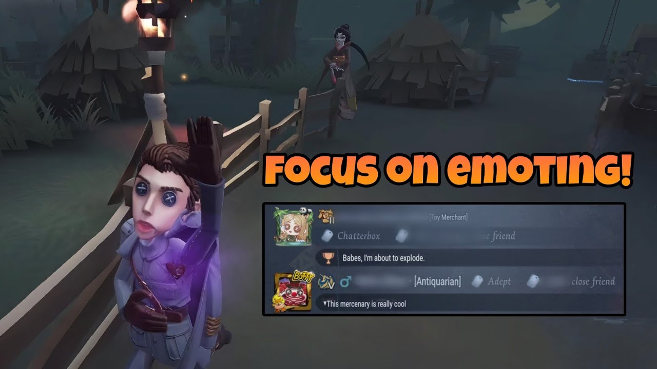 "This Mercenary is really cool!" she said. | Identity V