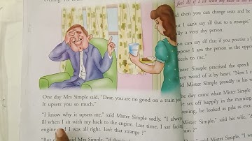 Mister Simple On the Train, Leàrnwell smart Communicative English, By Anvika Yadav