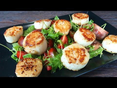 Как Приготовить Морские Гребешки. Вкусный и Быстрый Рецепт Гребешков.