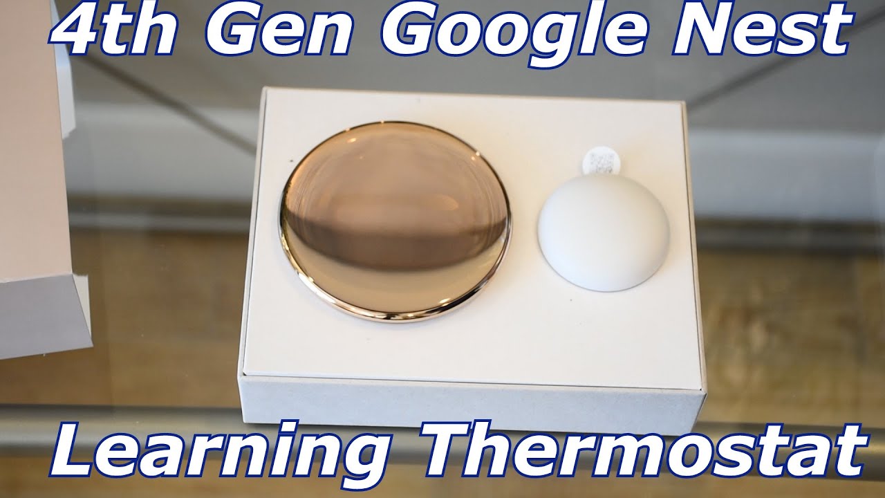 4th Gen Google Nest Thermostat Gold Unboxing & Setup First