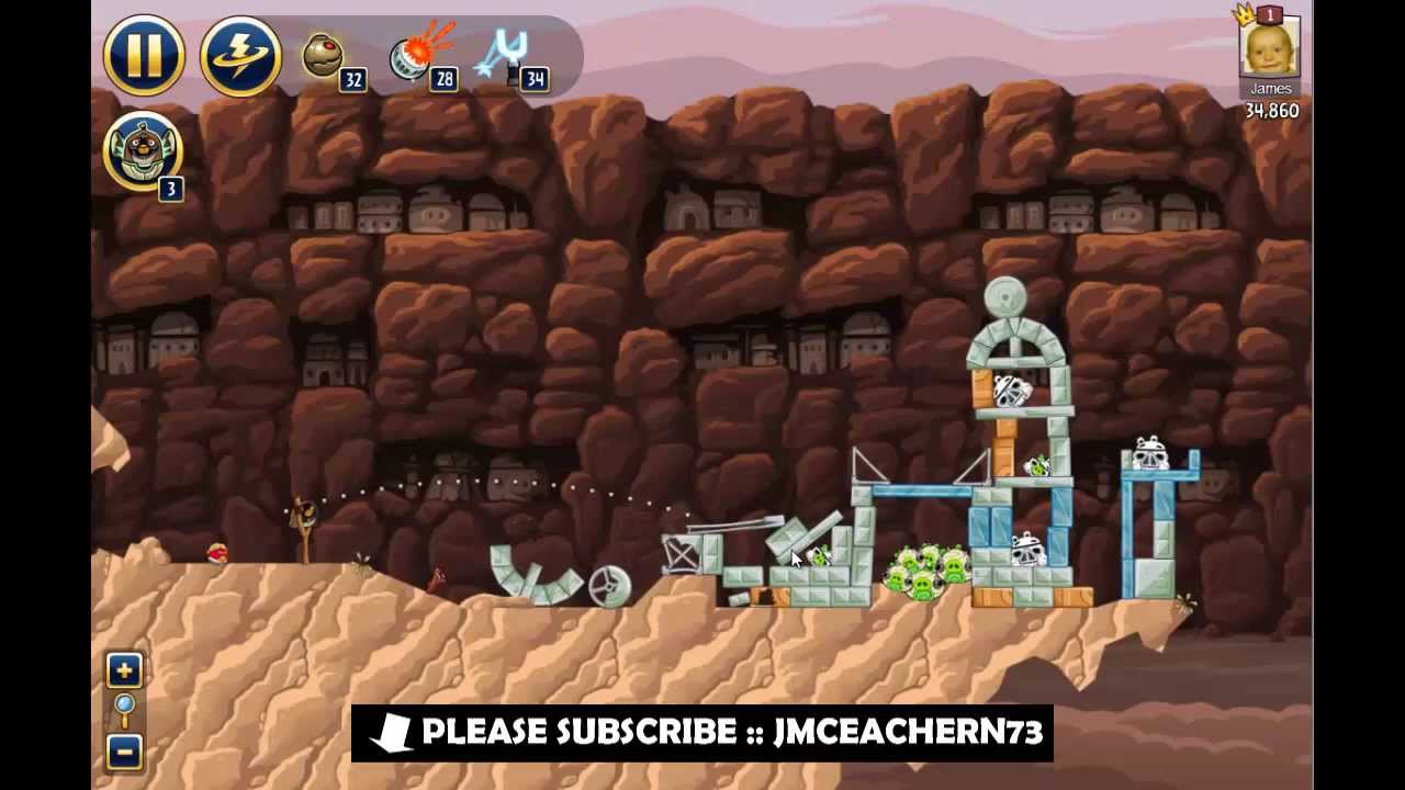 Angry Birds Star Wars Tournament Level 3 :: Week 32, July 24th 2013 :: 3 Stars :: No Cheats