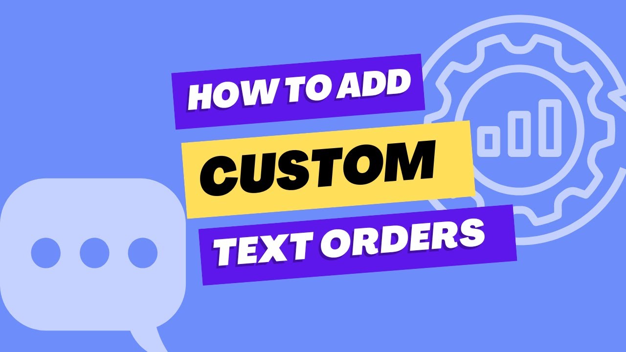 How To Customize Text - YouTube