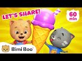 1 Hour of Kids Songs &amp; Nursery Rhymes 🧒🎶 | Bimi Boo Kids Music