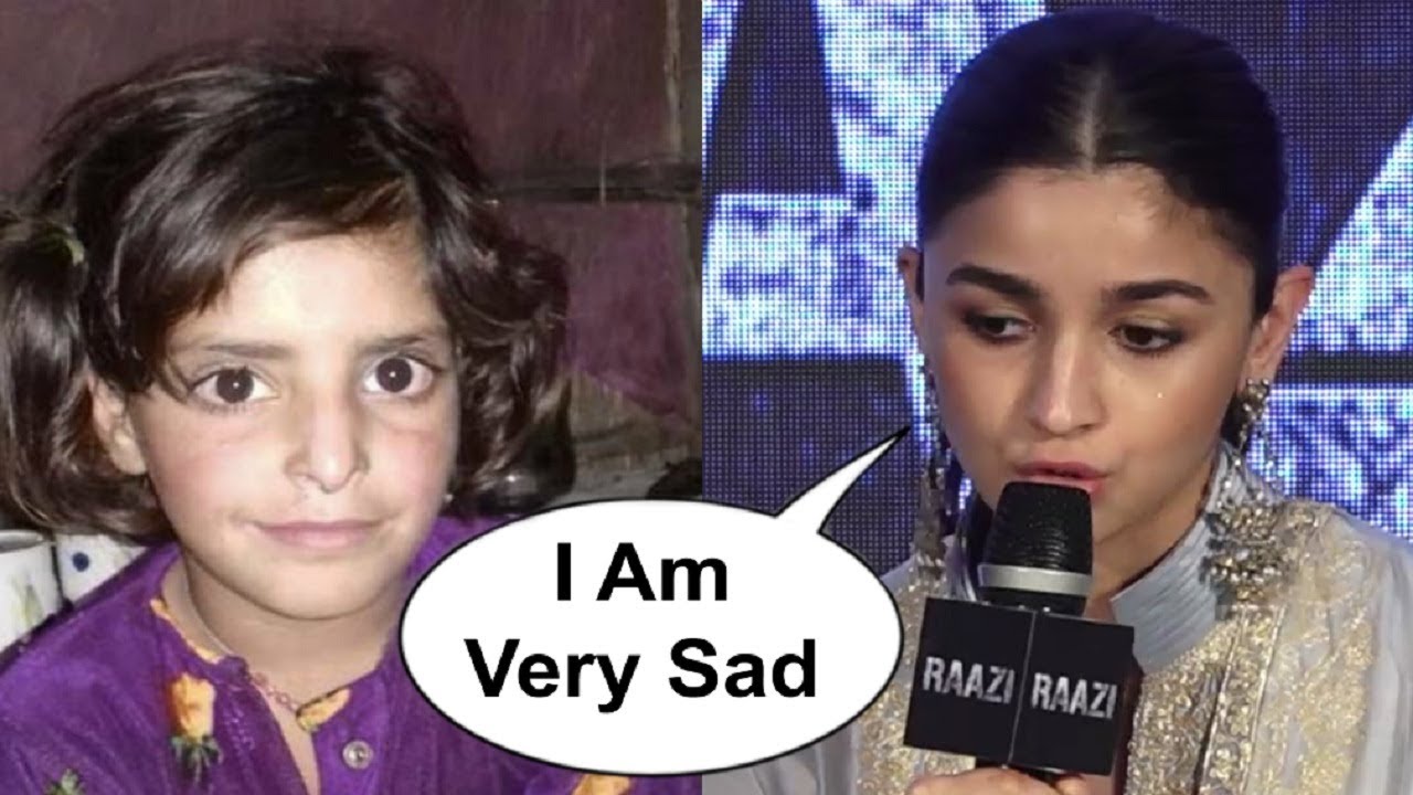 Sad Alia Bhatt Reaction On Asifa Kathua Case